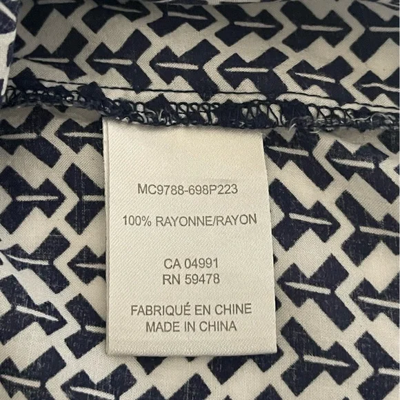 Banana Republic Sleeveless Print Top Size S - Picture 7 of 9